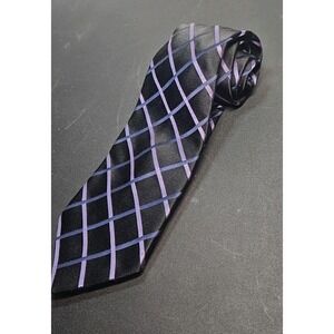 Donald J. Trump Signature Collection 100% Silk Neck Tie Purple Stripe